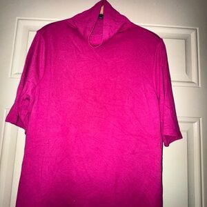 Banana Republic Vibrant Pink Short Sleeve Tee